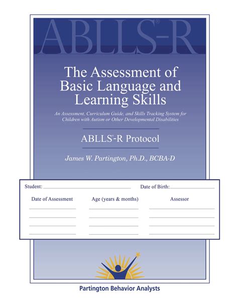 assessment of basic language and learning skills.